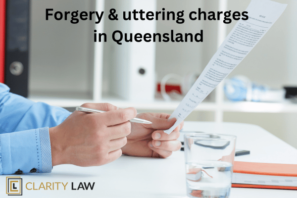 Forgery charges Queensland