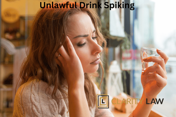 Unlawful Drink Spiking